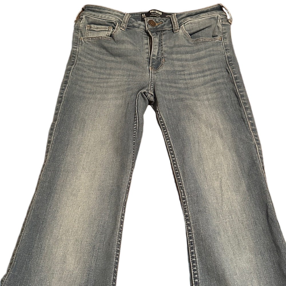 Hollister Mid-Rise Boot Blue Jeans 4S